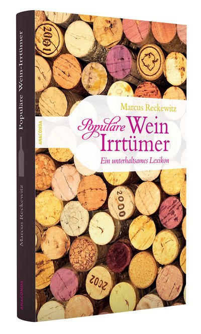 Buchcover Populäre Wein-Irrtümer mit Motiv aus vielen Weinkorken